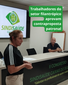 Trabalhadores do setor filantrópico aprovam contraproposta patronal