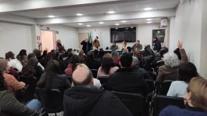 Sindicato reúne trabalhadores com representantes da PGM, da Secretaria Municipal da Saúde e da Associação Mão Amiga